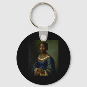 Black Mona Lisa Black History Month Frau Black He Schlüsselanhänger