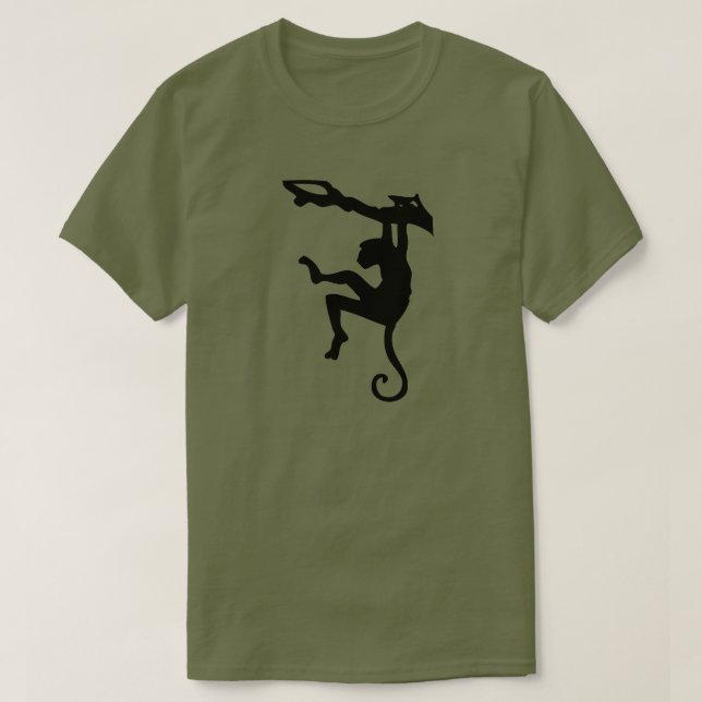 BLACK MONKEY STENCIL T-Shirt (Design vorne)