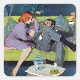 Black Montes letzte Raid Quadratischer Aufkleber