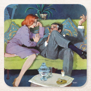 Black Montes letzte Raid Rechteckiger Pappuntersetzer