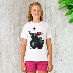Black Motorrad Girls T - Shirt