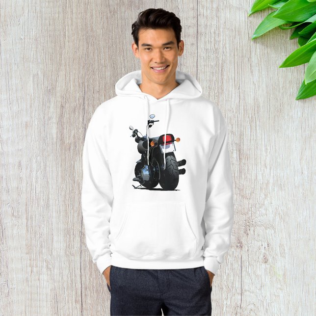 Black Motorrad Mens Hoodie (Von Creator hochgeladen)
