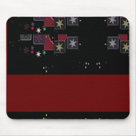 Black Mousepad Stars