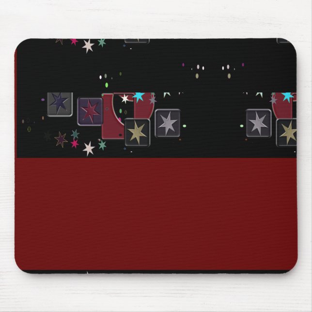 Black Mousepad Stars (Vorne)