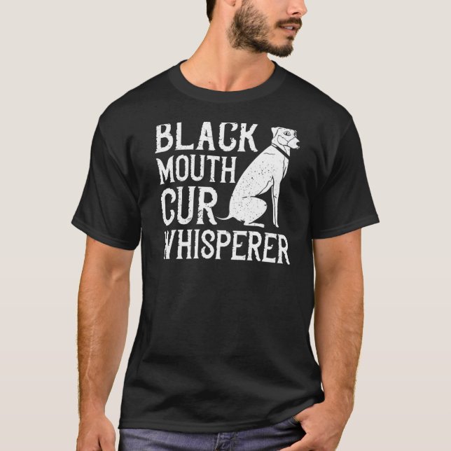 Black Mouth Cur Doppies Welwner Training 1 T-Shirt (Vorderseite)