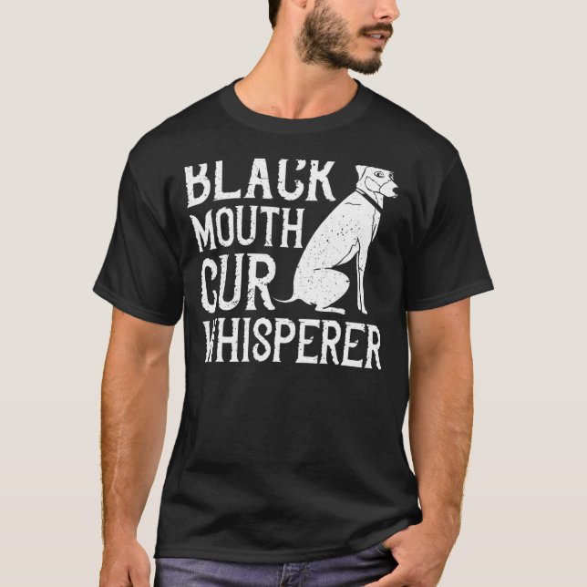 Black Mouth Cur Doppies Welwner Training 2 T-Shirt (Vorderseite)