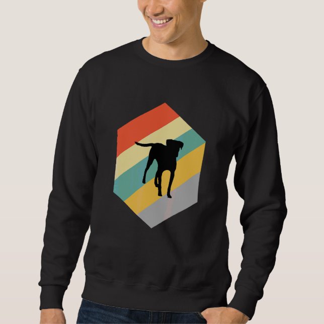 Black Mouth Cur Hund Sweatshirt (Vorderseite)