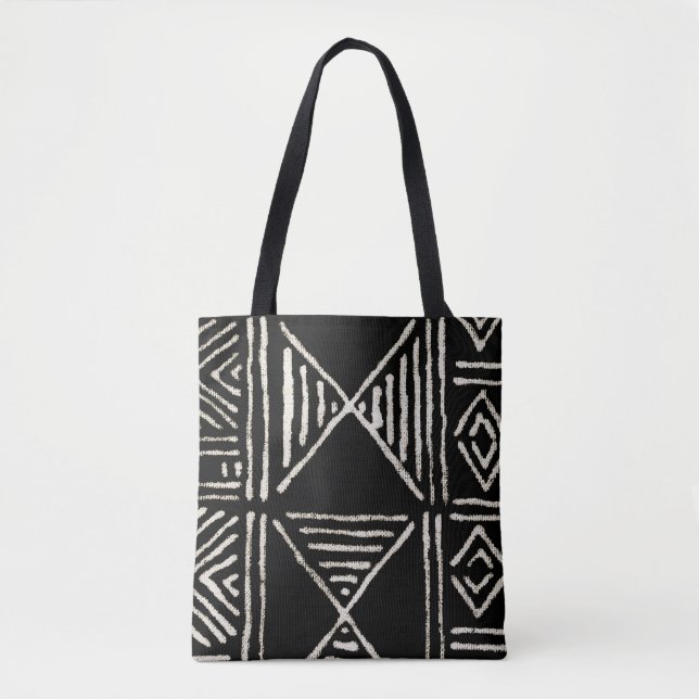 Black Mud Tuch Tote Tasche (Vorderseite)