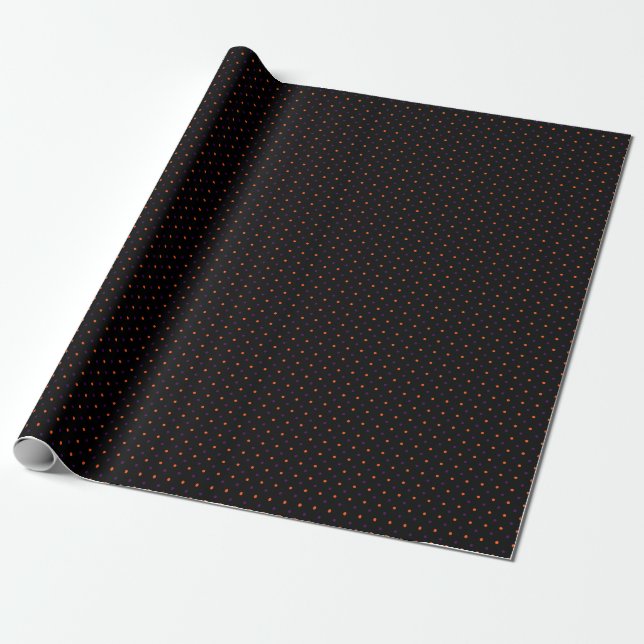 Black & Multi Mini Polka Dots 02 Geschenkpapier (Ungerollt)