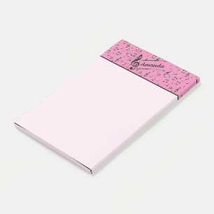 Black Musical personalisiert Post-it Klebezettel