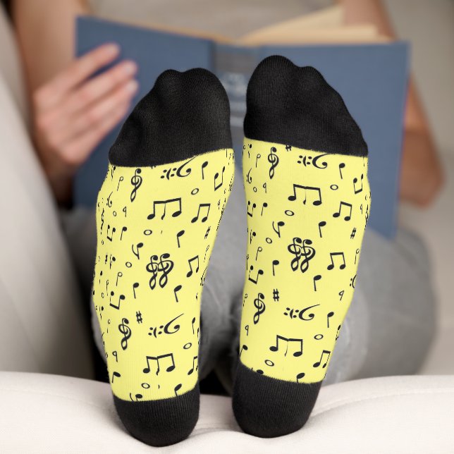 Black Musical Socken (Unterseite)