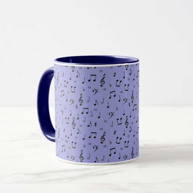 Black Musical Tasse (Vorderseite Links)