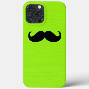 Black Mustache auf grünem Hintergrund Case-Mate iPhone Hülle