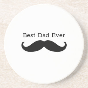 Black Mustache Getränkeuntersetzer