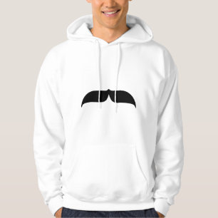 Black Mustache Hoodie