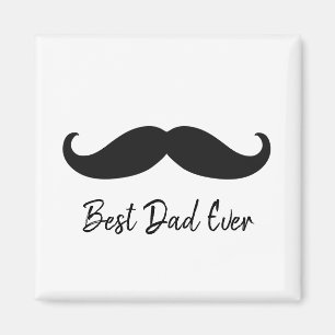Black Mustache Magnet