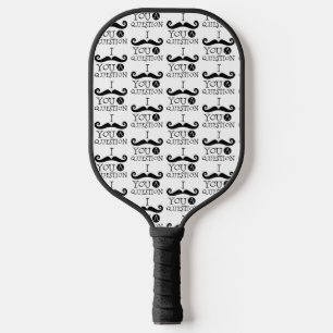 Black Mustache Spaß Pickleball Schläger