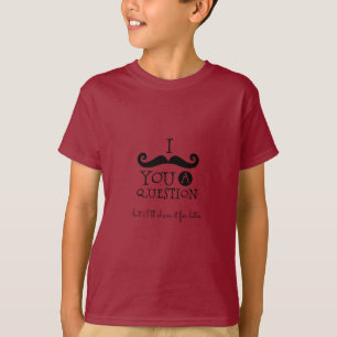 Black Mustache Spaß T-Shirt