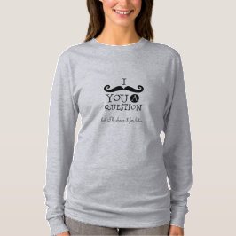 Black Mustache Spaß T-Shirt