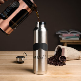 Black Mustache Trinkflasche