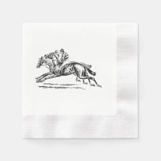 BLACK n WHITE PAPER NAPKIN Serviette