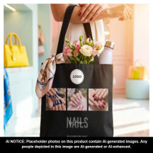 Black Nails Studio Foto-Collage Elegantes Logo