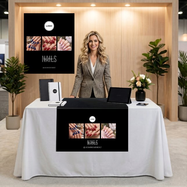 Black Nails Studio Foto Collage Messe Wandteppich (Von Creator hochgeladen)