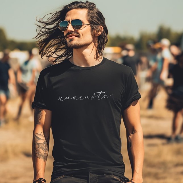 Black Namaste T - Shirt (Von Creator hochgeladen)
