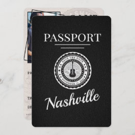 Black Nashville Passport Save the Date