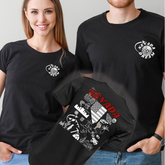 Black Nevada Dream Las Vegas T - Shirt (Von Creator hochgeladen)