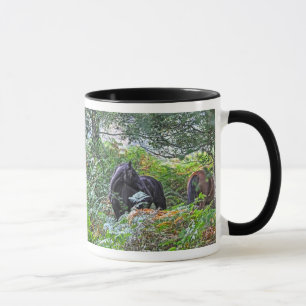 Black New Forest Pony Hampshire, England Tasse