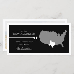 Black New Staat, New Address! Texas Moving