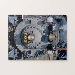 Black Nikel Plate Road 765 Dampflokomotive Train Puzzle
