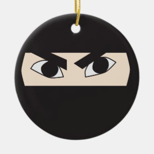 Black Ninja Keramikornament