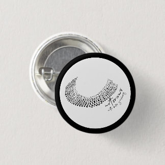 Black Notorious RBG Women Right Button