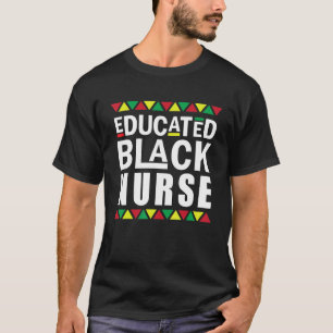 Black Nurse Melanin Nurse Erziehungsgeschichte T-Shirt
