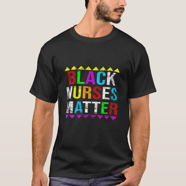 Black Nurses Materie T-Shirt (Vorderseite)