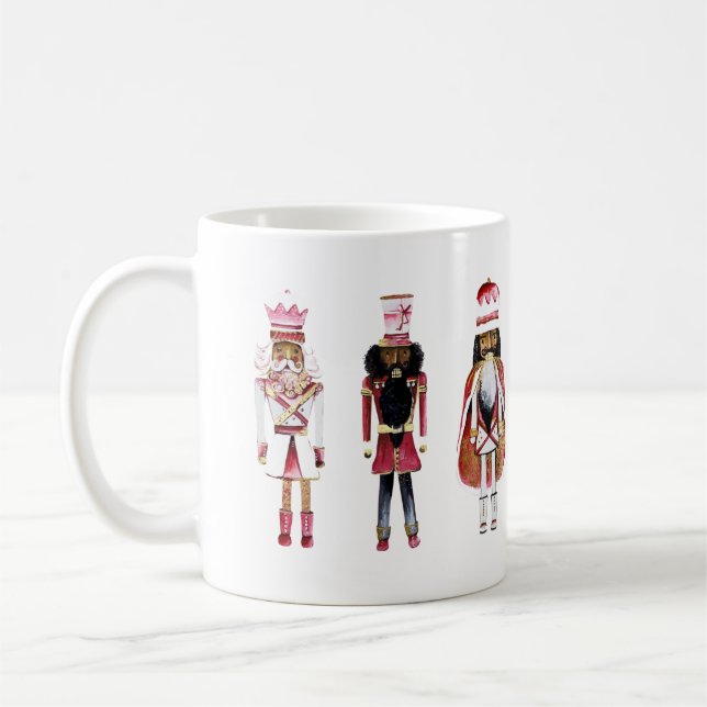 Black Nutcracker Coffee Tasse (Links)
