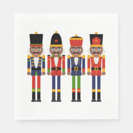 Black Nutcracker Paper Napkin Serviette