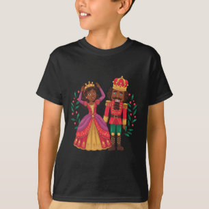 Black Nutcracker Sugar Plum Fairy Kwanzaa African T-Shirt