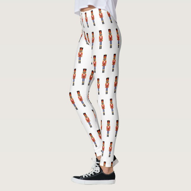 Black Nutcracker Weihnachts-Leggings Leggings (Links)