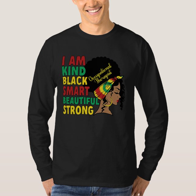 Black Occupational Therapist African American OT T T-Shirt (Vorderseite)
