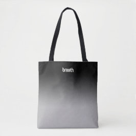 Black Ombre Tote Bag - Weicher Farbton, starker Ge