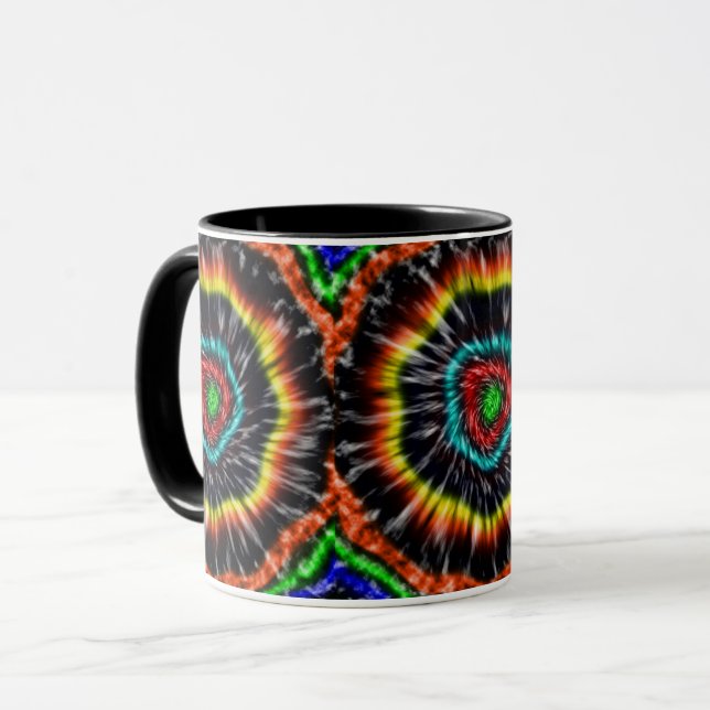 Black Opal Gefärbte Krawatte, Tasse (Vorderseite Links)