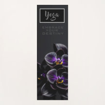 Black Orchid - Yoga Mat