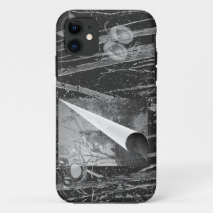 Black Page Curl with Eyes Case-Mate iPhone 11 Hülle