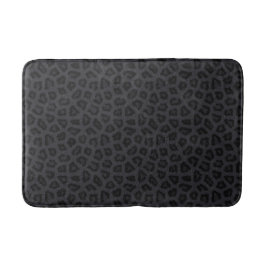 Black Panther Animal Print Badematte