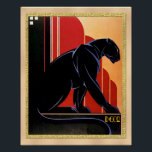 Black Panther Art Deco Poster<br><div class="desc">Das ist ein ikonisches Art Deco Design. Der Schwarze Panther hat scharfe Deko-Linien und ist ein beeindruckendes Bild. Dies macht ein großartiges Poster und es könnte gerahmt sein, eine String-Ergänzung zu einer Wand in Ihrer Zuhause zu machen.</div>