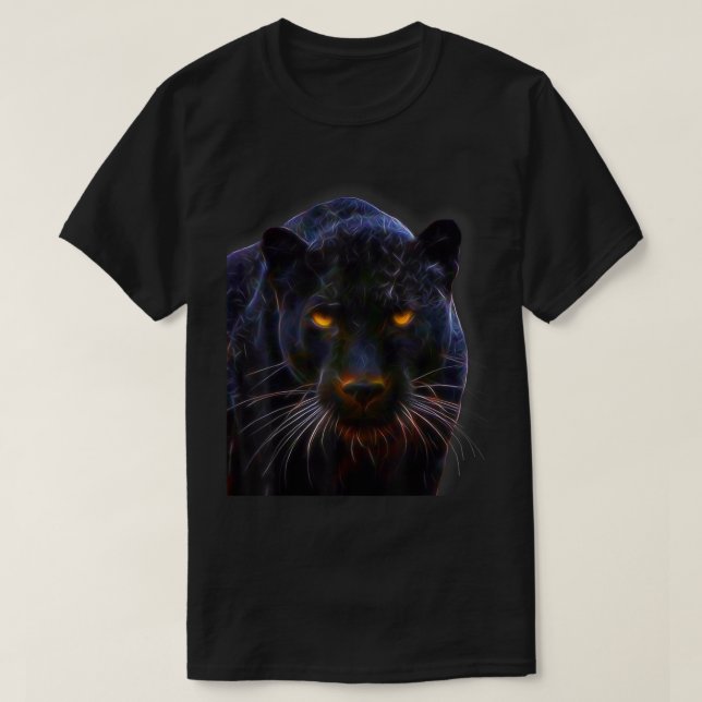 Black Panther Big Cat T-Shirt (Design vorne)