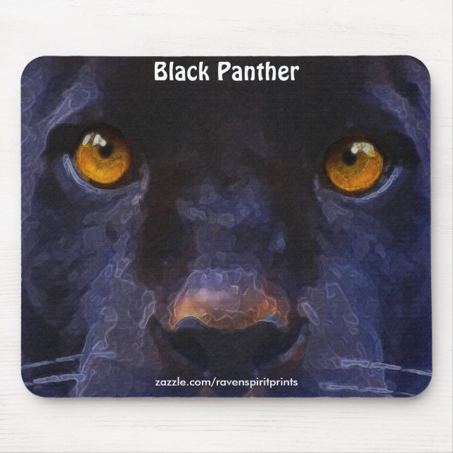 Black Panther (Black Jaguar) Mousepad (Vorne)